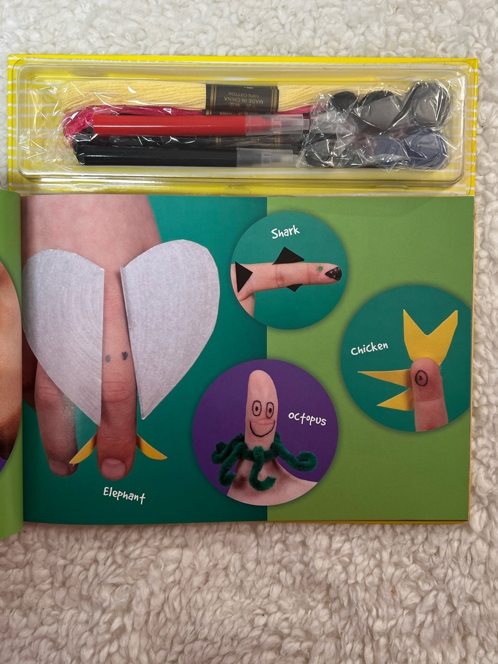 Downtown Bookworks Packtivities "Finger Fun"! Kids Craft Kit - Picture 10 of 12